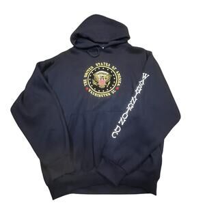 Washington DC Hoodie Men XL Patriotic Eagle Freedom Flex Cozy Sweatshirt